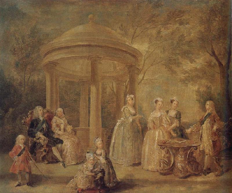 William Hogarth The Family of George oil painting image